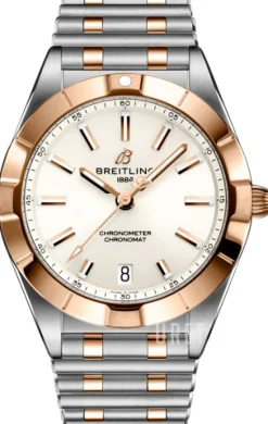 Chronomat 32 Silverfärgad/18 karat roséguld Ø32 mm