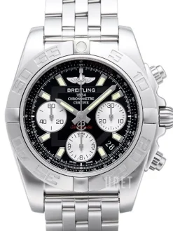 Chronomat 41 Svart/Stål Ø41 mm