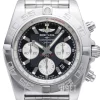 Chronomat 44 Svart/Stål Ø44 mm