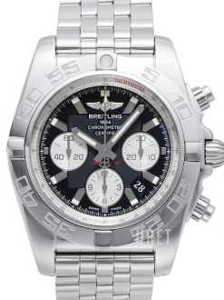 Chronomat 44 Svart/Stål Ø44 mm