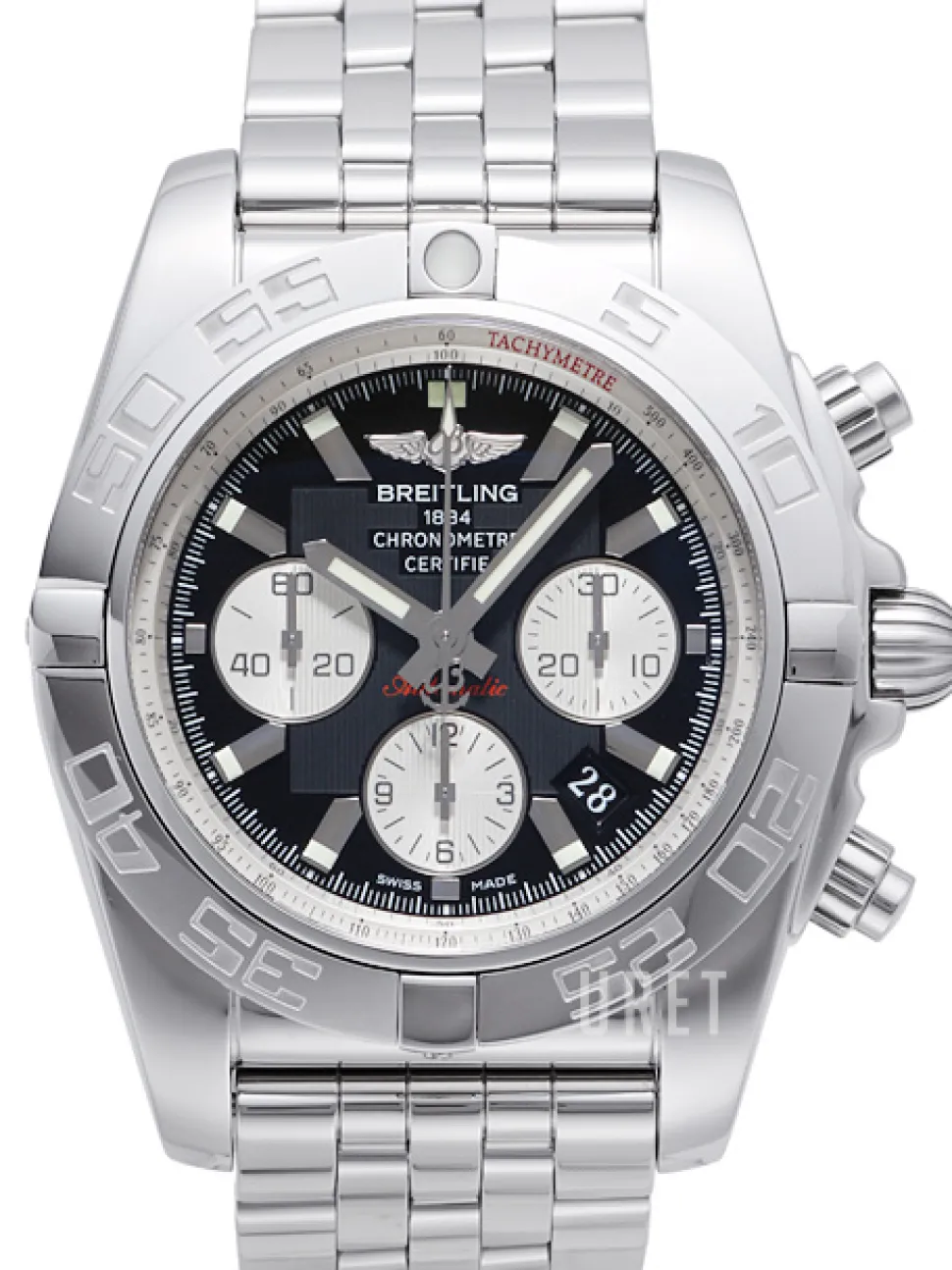 Chronomat 44 Svart/Stål Ø44 mm