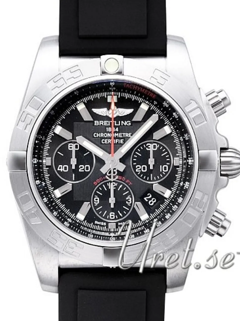 Chronomat 44 Svart/Stål Ø43.5 mm