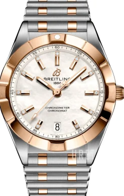 Chronomat 32 Vit/18 karat roséguld Ø32 mm