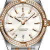 Chronomat 32 Vit/18 karat roséguld Ø32 mm