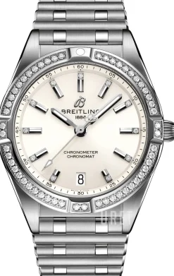 Chronomat 32 Vit/Stål Ø32 mm