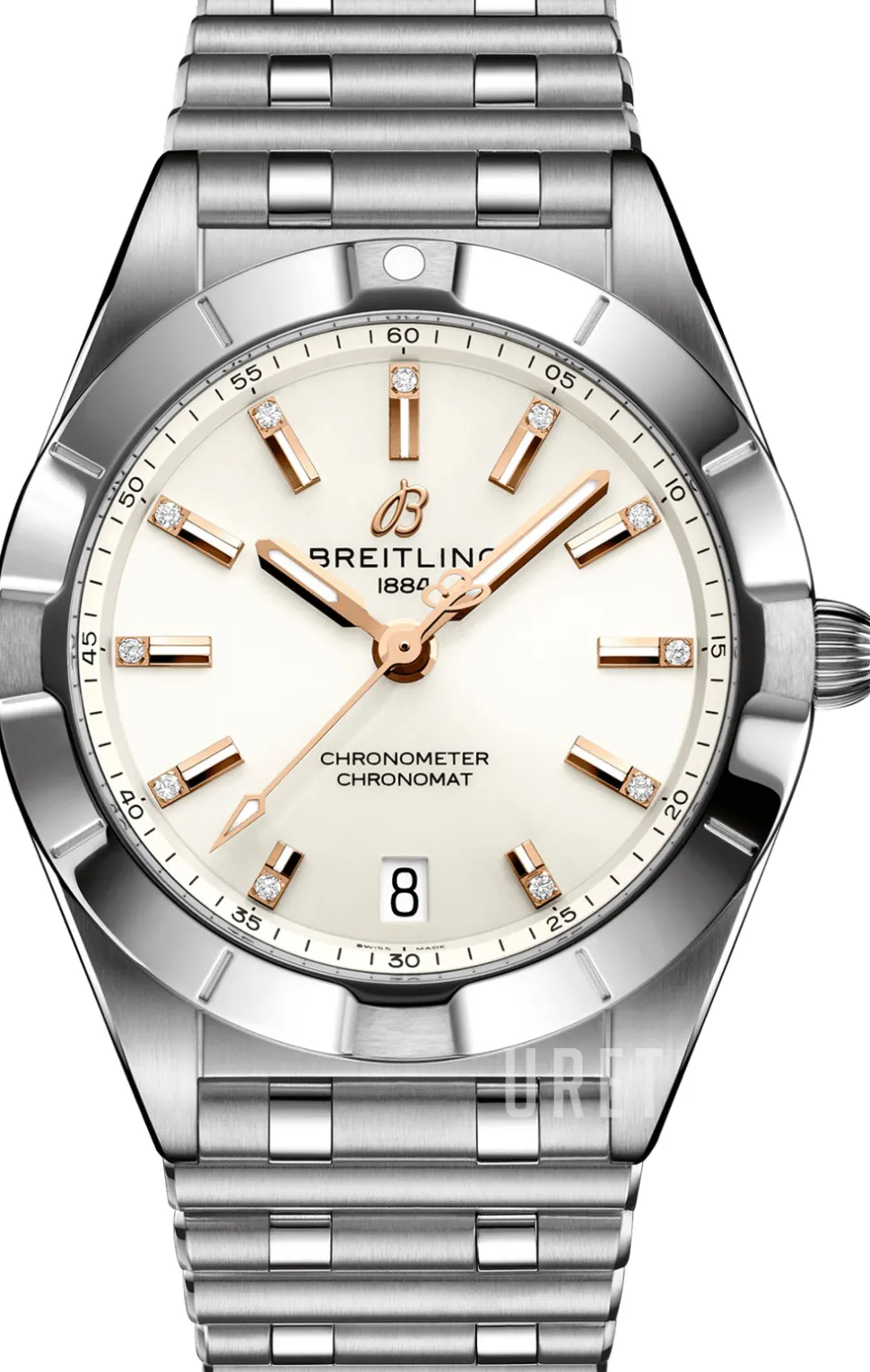 Chronomat 32 Vit/Stål Ø32 mm