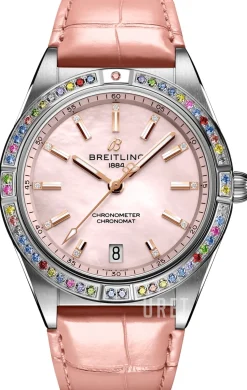 Chronomat Automatic 36 South Sea Rosa/Läder Ø36 mm