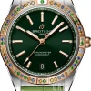 Chronomat Automatic 36 South Sea Grön/Läder Ø36 mm