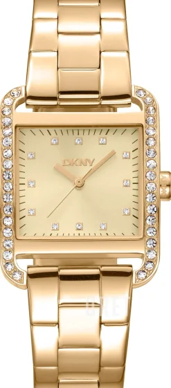 City Glitz Guldtonad/Guldtonat stål 35x27 mm