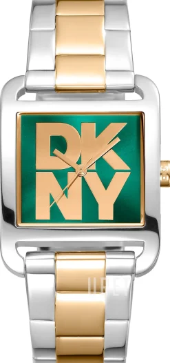 City Maxi Grön/Guldtonat stål 37x29 mm