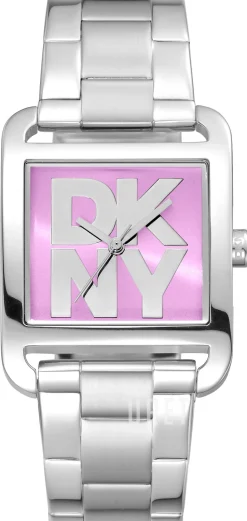 City Maxi Rosa/Stål 37x29 mm