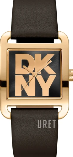 City Maxi Svart/Läder 37x29 mm