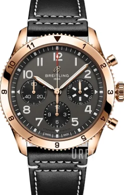 Classic Avi Grå/Läder Ø42 mm