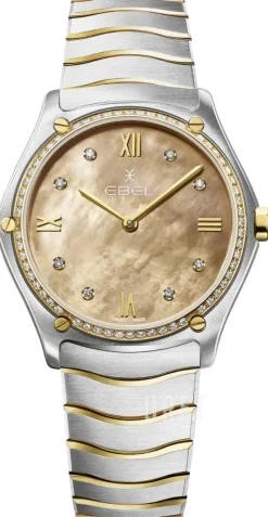 Classic Beige/18 karat gult guld Ø33 mm