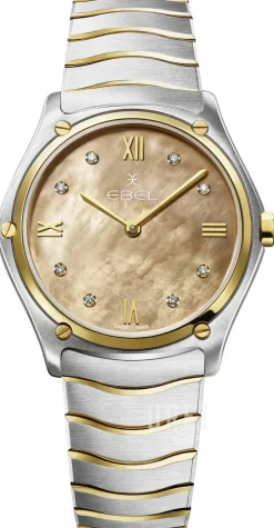 Classic Beige/18 karat gult guld Ø33 mm