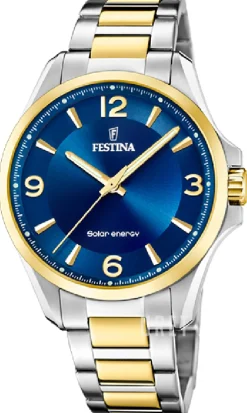 Classic Blå/Gulguldtonat stål Ø41.5 mm