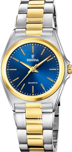 Classic Blå/Gulguldtonat stål Ø31 mm