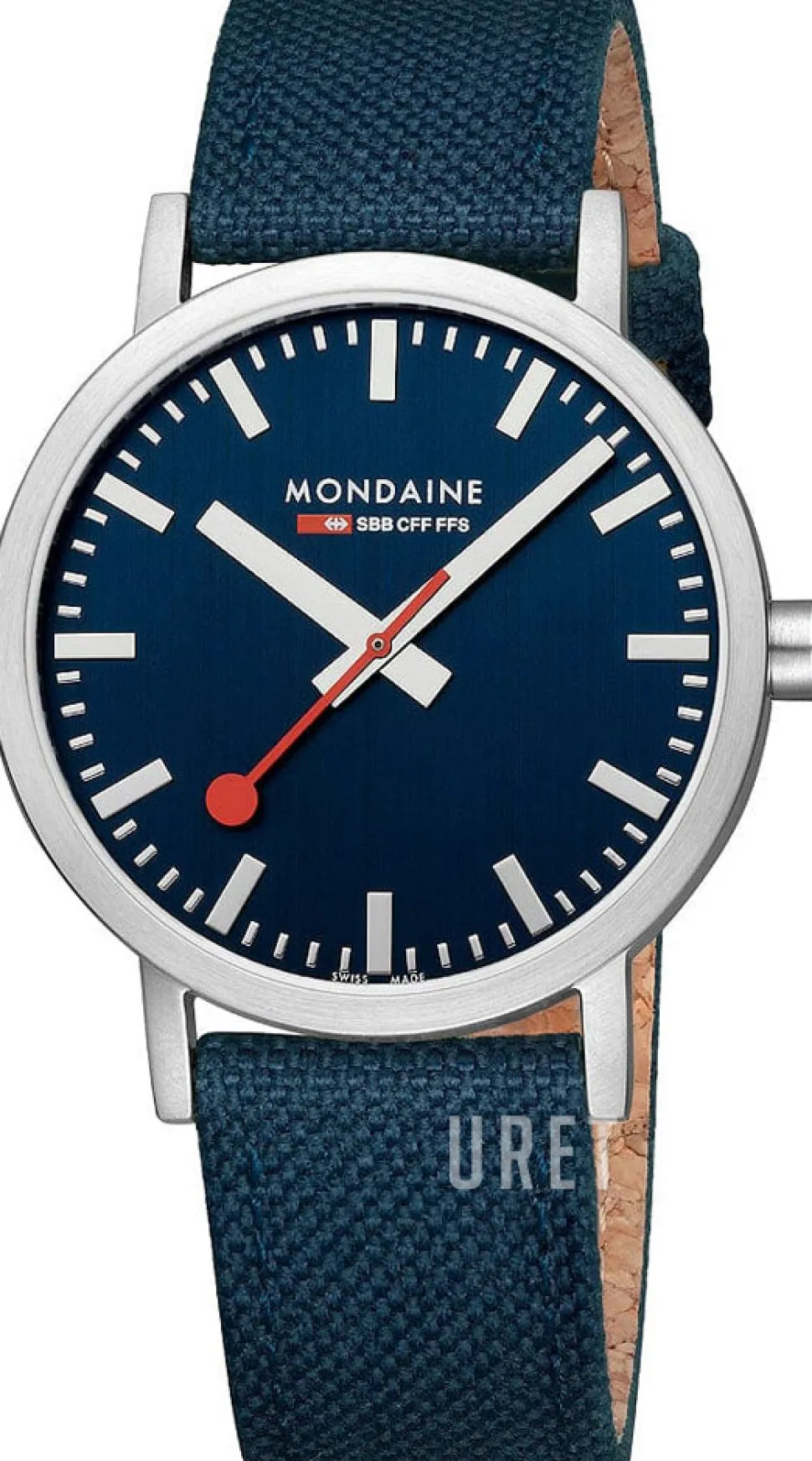 Classic Blå/Läder Ø40 mm