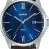 Classic Blå/Läder Ø43 mm