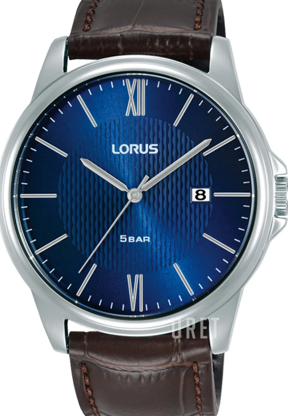 Classic Blå/Läder Ø43 mm