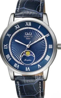 Classic Blå/Läder Ø40 mm