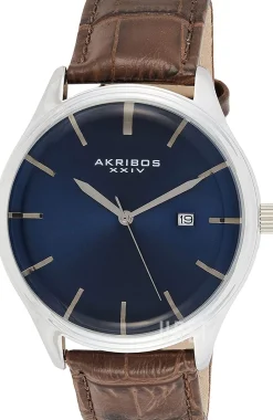 Classic Blå/Läder Ø45 mm