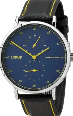 Classic Blå/Läder Ø42 mm