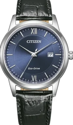 Classic Blå/Läder Ø40 mm