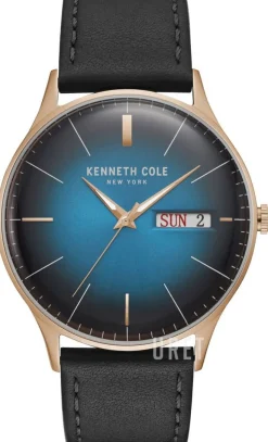 Classic Blå/Läder Ø42 mm