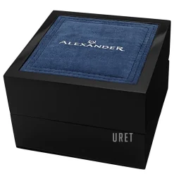 Classic Blå/Läder Ø43 mm