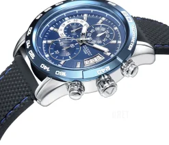 Classic Blå/Läder Ø45 mm