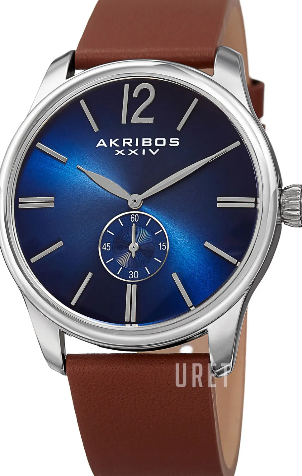 Classic Blå/Läder Ø44 mm