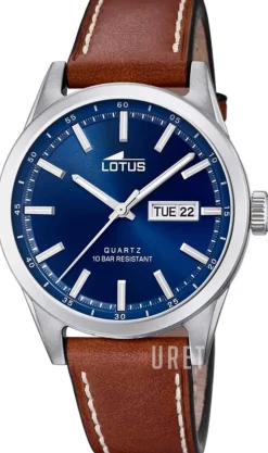 Classic Blå/Läder Ø42 mm