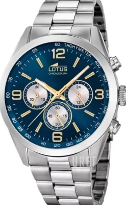 Classic Blå/Stål Ø43 mm