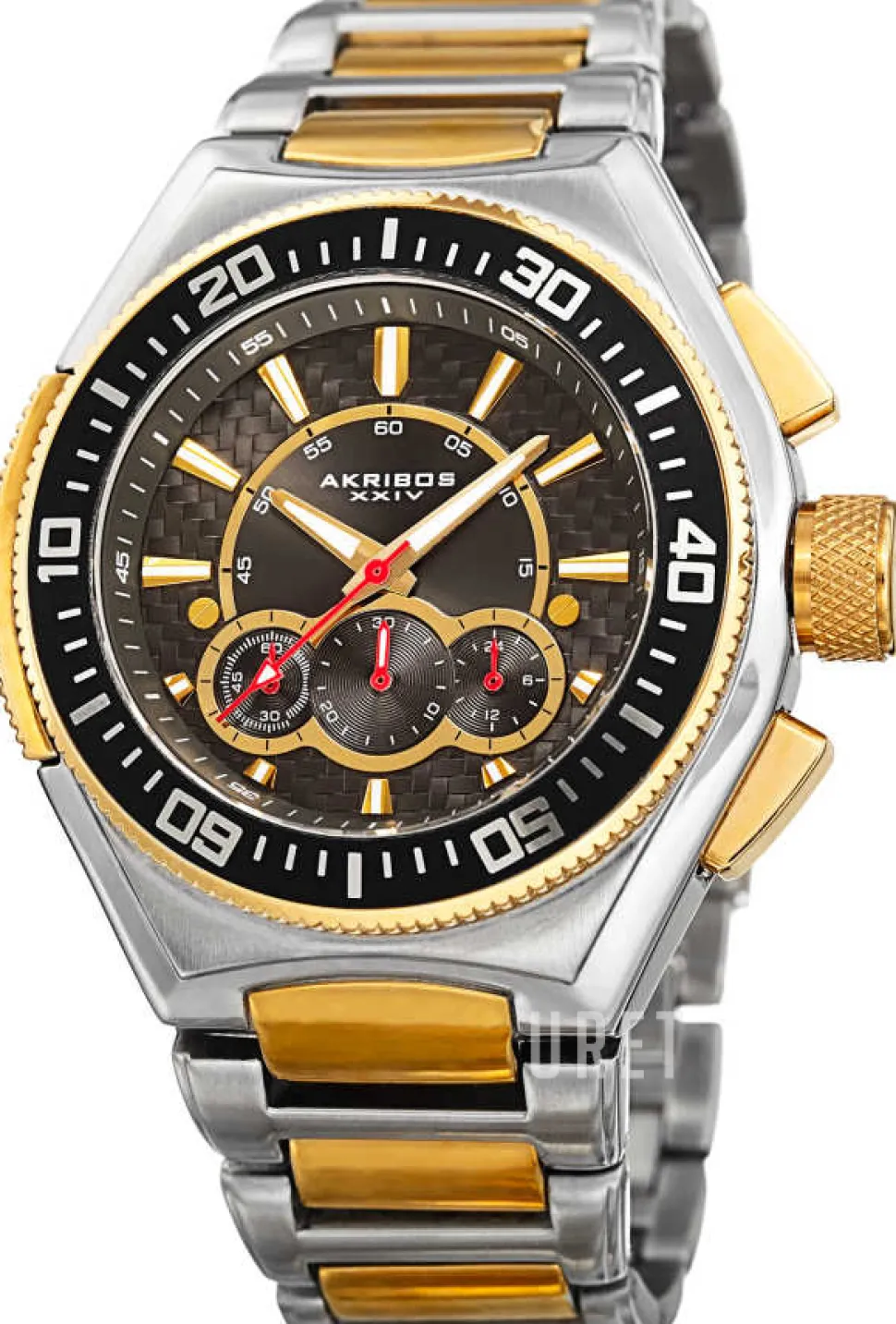 Classic Brun/Gulguldtonat stål Ø48 mm