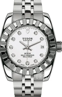 Classic Date Vit/Stål Ø28 mm