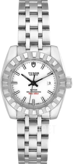 Classic Date Vit/Stål Ø28 mm