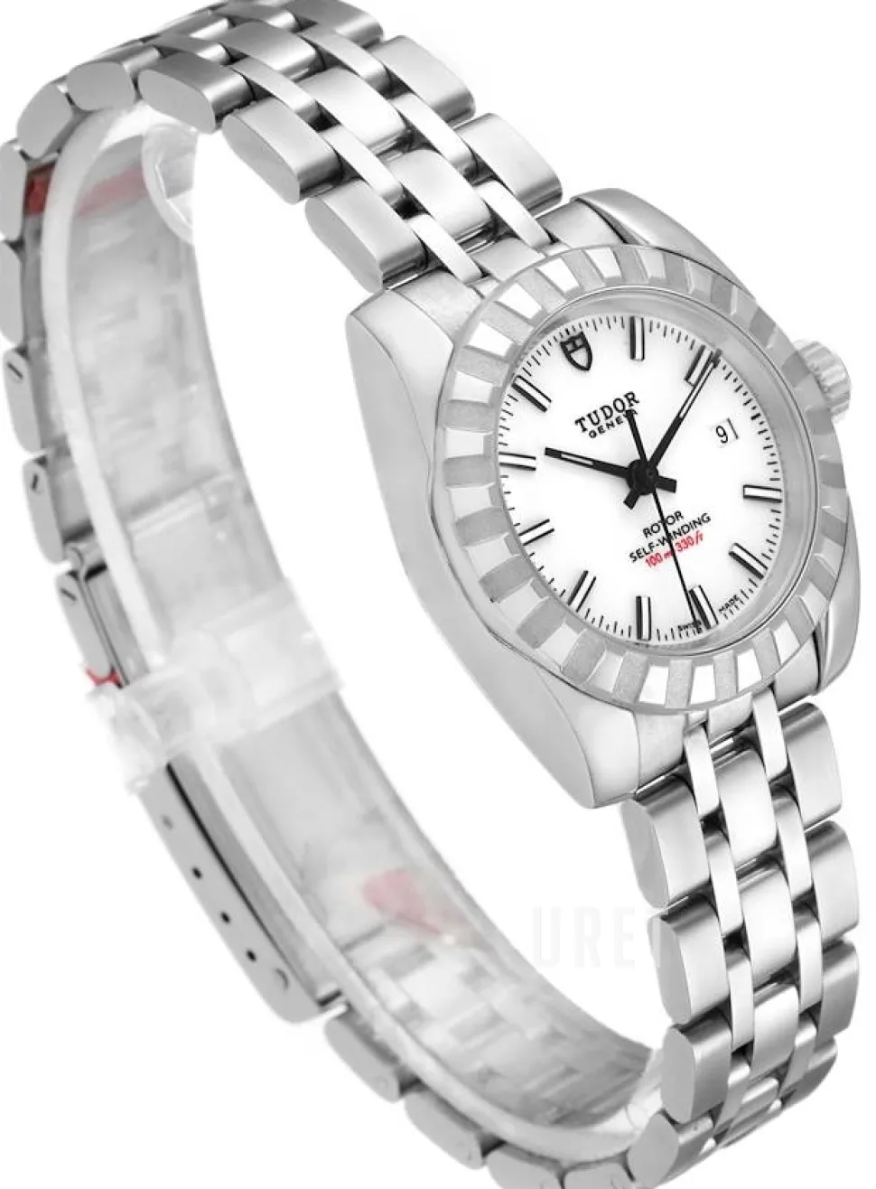 Classic Date Vit/Stål Ø28 mm