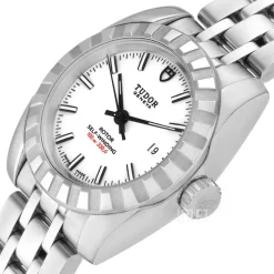 Classic Date Vit/Stål Ø28 mm