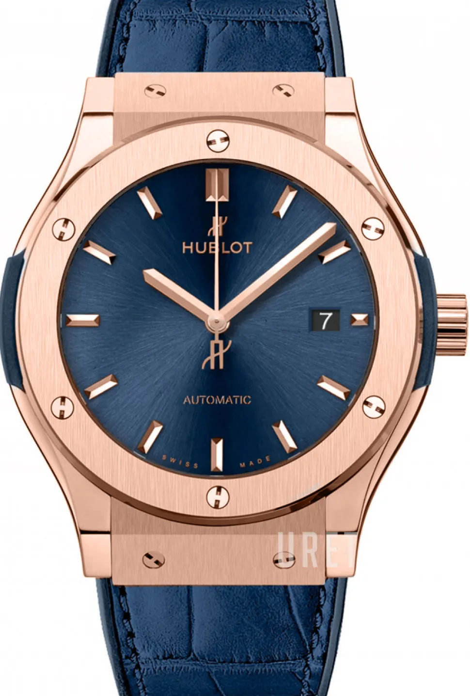 Classic Fusion Blå/Läder Ø42 mm