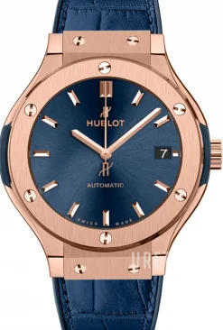 Classic Fusion Blå/Läder Ø38 mm