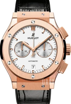 Classic Fusion Silverfärgad/Läder Ø42 mm