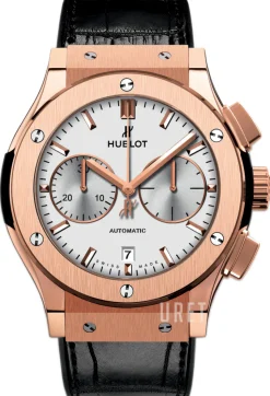 Classic Fusion Silverfärgad/Läder Ø45 mm