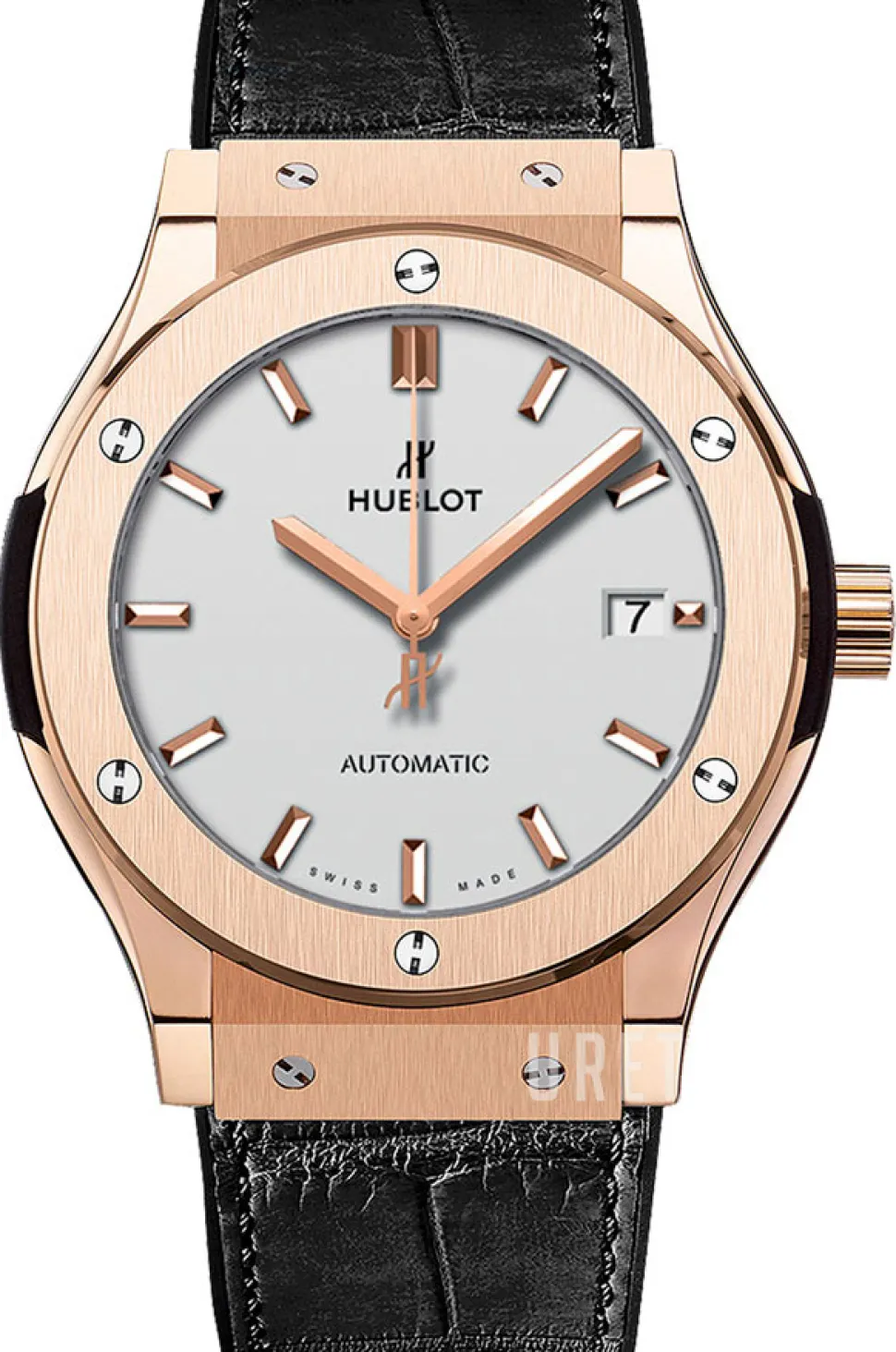 Classic Fusion Silverfärgad/Läder Ø38 mm