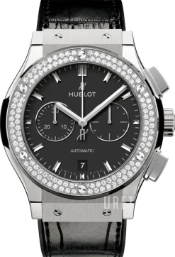 Classic Fusion Svart/Läder Ø42 mm