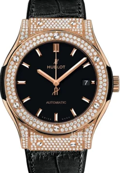 Classic Fusion Svart/Läder Ø42 mm