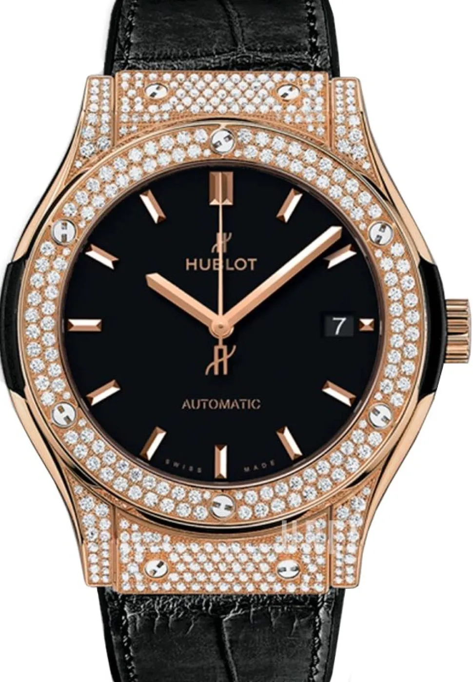 Classic Fusion Svart/Läder Ø42 mm