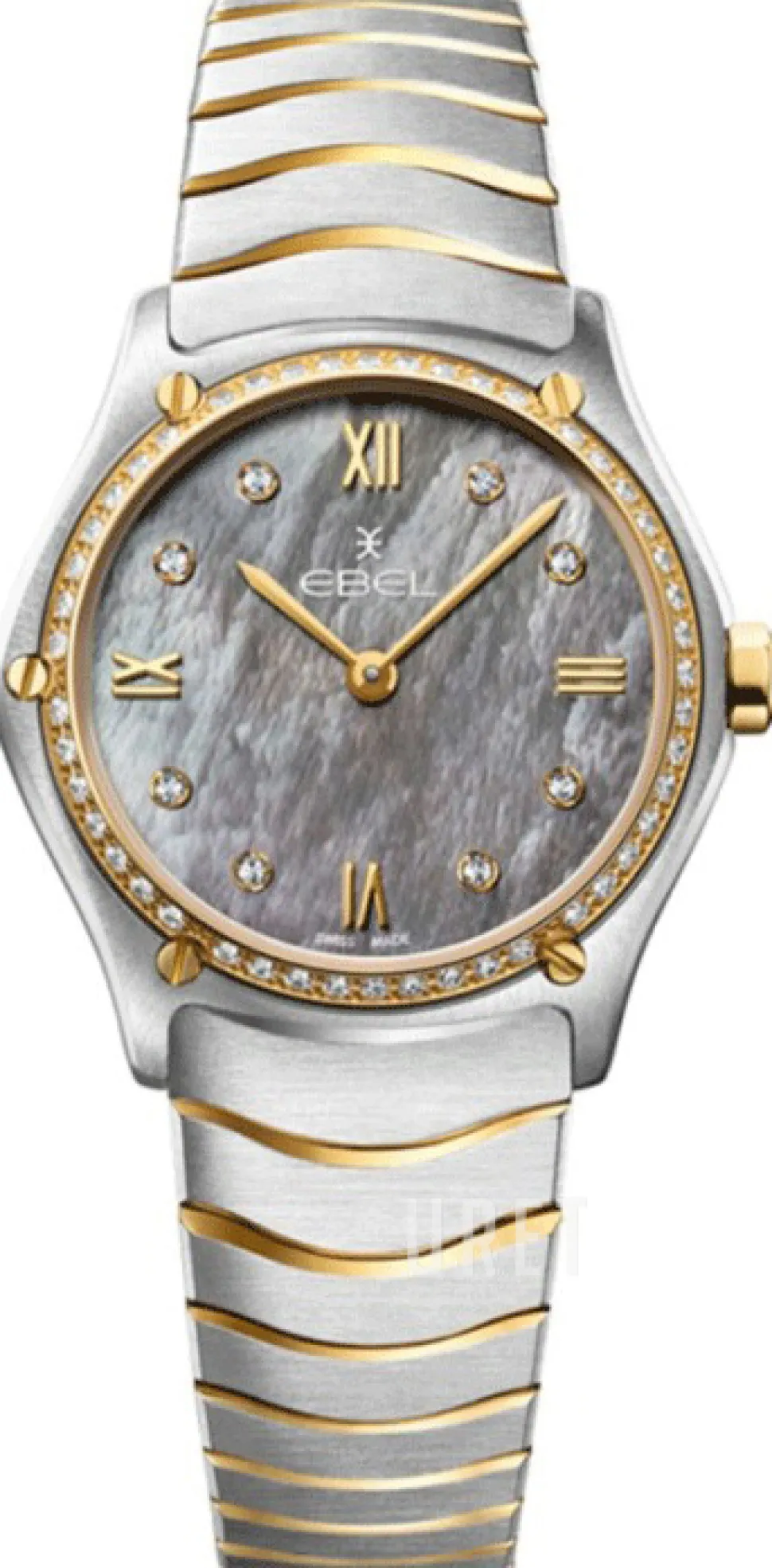 Classic Grå/18 karat gult guld Ø29 mm