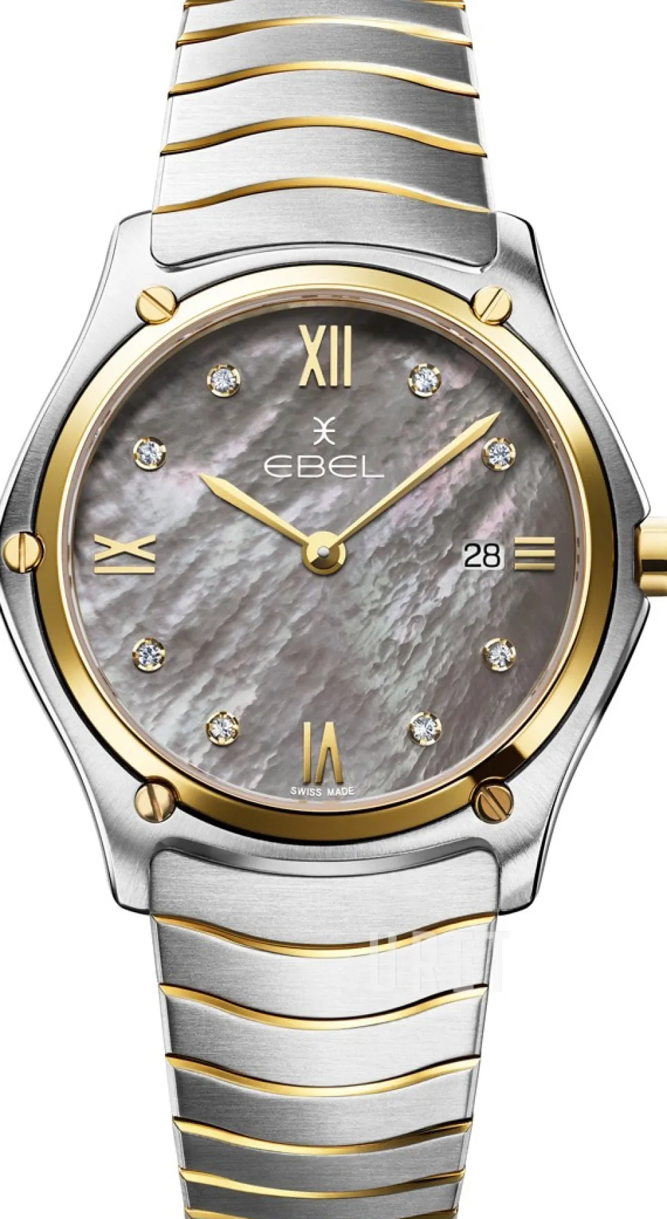 Classic Grå/18 karat gult guld Ø37 mm