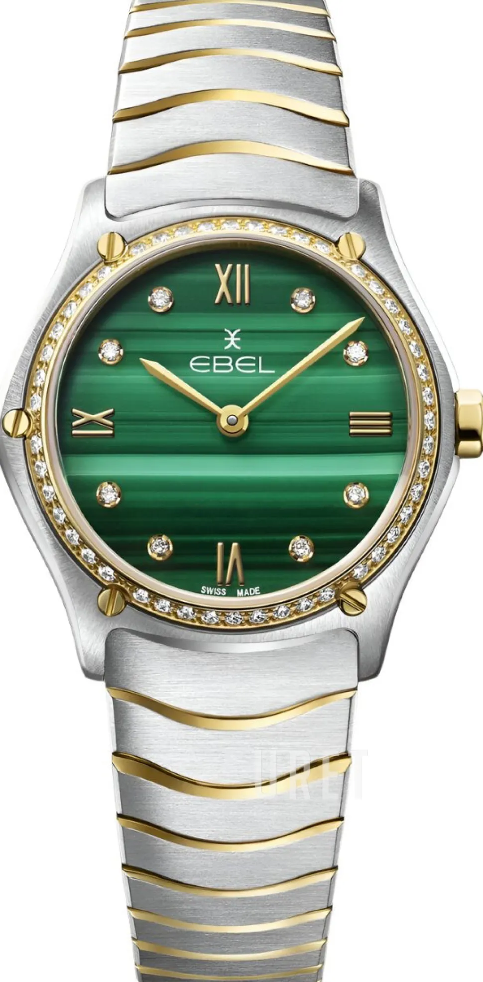 Classic Grön/18 karat gult guld Ø29 mm